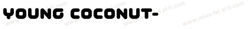 YOUNG COCONUT字体转换